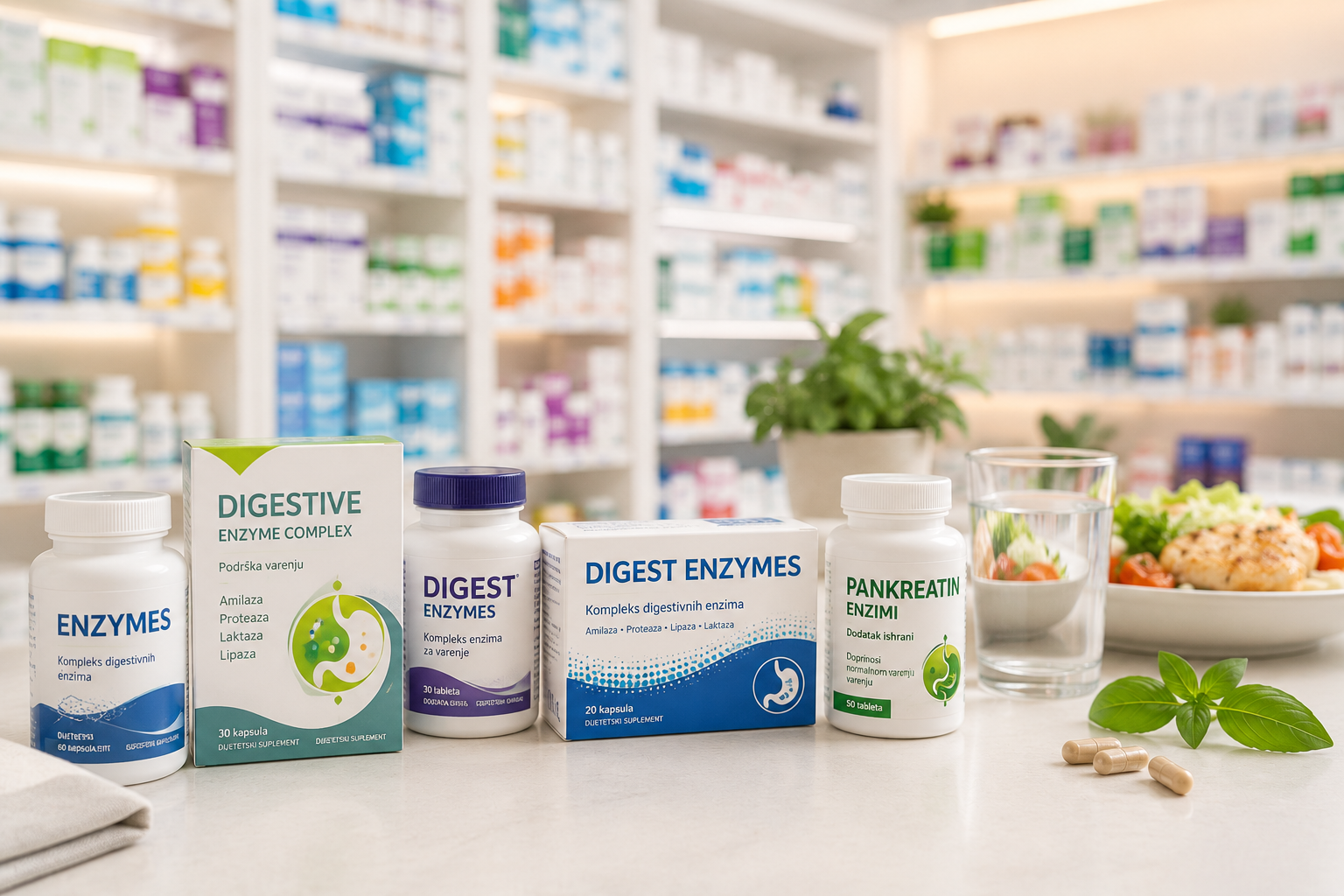 Digestivni enzimi za podršku varenju i zdravlju digestivnog sistema